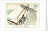 Midshipman Blockhead, Mr B, mastheaded or enjoying the fresh air for the 304th time by George Cruikshank