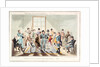 Midshipman Blockhead, waiting room at the Admiralty by George Cruikshank