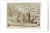Black Galley cuts out large Spanish Cromster by Johannus Theodorus de Bry