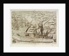 Black Galley cuts out large Spanish Cromster by Johannus Theodorus de Bry