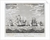 Engagement off Martinico between Admiral Rodney & Monsieur Guichen April 18, 1780 by James MacGowan