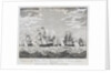 Engagement off Martinico between Admiral Rodney & Monsieur Guichen April 18, 1780 by James MacGowan