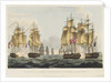 Capture of 'La Pomone',  'L' Engageante' & 'La Babet', 23 April 1794 by Thomas Whitcombe