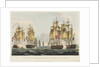 Capture of 'La Pomone',  'L' Engageante' & 'La Babet', 23 April 1794 by Thomas Whitcombe