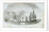 The 'Aristocrat' armed lugger engaging a French flotilla by John Thomas Serres