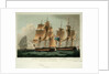 Capture of the 'Furie' & 'Waakzamheid' 23 October 1798 by Thomas Whitcombe