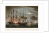 Capture of 'La Desiree',  7 July 1800 by Thomas Whitcombe