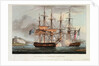 Capture of 'La Chiffonne', 19 August 1801 by Thomas Whitcombe