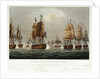 Sir Robert Calder's Action, 22 July 1805 by Thomas Whitcombe