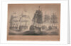 Belleisle' fifteen minutes past noon, October 21 1805, 'Fougeux', 'Belleisle', 'Indomptable', 'Santa Ana' and 'Royal Sovereign by William John Huggins