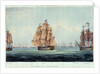 Battle of Trafalgar: 'Euryalus', 'Victory', 'Royal Sovereign' and 'Temeraire' by Thomas Whitcombe
