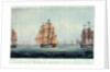 Battle of Trafalgar: 'Euryalus', 'Victory', 'Royal Sovereign' and 'Temeraire' by Thomas Whitcombe