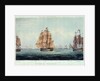 Battle of Trafalgar: 'Euryalus', 'Victory', 'Royal Sovereign' and 'Temeraire' by Thomas Whitcombe