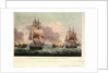 Sir J. T. Duckworth's Action off St. Domingo, 6 February 1806 by Thomas Whitcombe