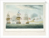 Capture of the 'Pomona' by Anson & Arethusa off Havannah, 23 August 1806 by Thomas Whitcombe