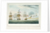Capture of the 'Pomona' by Anson & Arethusa off Havannah, 23 August 1806 by Thomas Whitcombe
