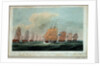 Theseus' leading the squadron near the Isle of Grouaisto face the Brest fleet, 24 February 1809 by J. Beresford
