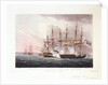 Destruction of the French fleet in Basque Roads, 12 April 1809 by Thomas Whitcombe