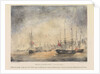 Combat du Grand Port (le 23 Aout 1810) Defaite de l'escadre Anglae par la Divn France compe de la Bellone comdt Duperrey, la Minerve commdt Pre Bouvet, le Ceylan capne Moulac, le Victor capne Moisson by A.J.M. Bazin