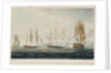 The 'Northumberland' engaging two French frigates, 22 May 1812 by Thomas Whitcombe
