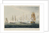 The 'Northumberland' engaging two French frigates, 22 May 1812 by Thomas Whitcombe