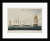 The 'Northumberland' engaging two French frigates, 22 May 1812 by Thomas Whitcombe