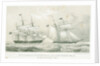 Battle between the schooner 'Rossie' and the 'Princess Amelia', 16 September 1812 by A. Weingartner