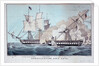 Battle between the 'Constitution' and 'Java', 29 December 1812 by N. Currier