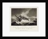 The image is captioned: H.M.S. Theseus Vice Admiral Dacres, in the Hurricane which happened in Septr 1804, in the West Indies. by Captain Edward Burt