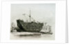 The 'Discovery' convict ship (lying at Deptford), the vessel which accompanied Captain Cook on his last voyage by Edward William Cooke