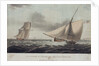 A cutter in chase, off the North Foreland by Thomas Whitcombe