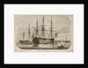 HMS 'Union' at anchor by Richard Speare