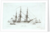 The 'Aurorah' 46 Guns, Portsmouth by Henry Moses
