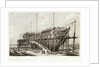 The 'Nelson' on the Stocks, building at Woolwich in the Year 1814 by L. Francia
