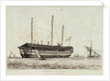 The 'Hastings' lying in the Medway by Edward William Cooke