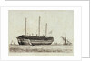 The 'Hastings' lying in the Medway by Edward William Cooke