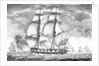 A King's brig in chase of a privateer by William Elmes