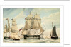 HMS 'Ganges' leaving Spithead on the 8 August 1826 by unknown