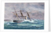 Escape of HMS 'Calliope', Samoa by W. Sutton