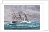 Escape of HMS 'Calliope', Samoa by W. Sutton