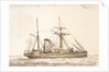 Delta' a Chinese gunboat built 1886 by unknown