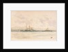 HMS 'Camperdown' ramming HMS 'Victoria' off Tripoli, Thursday, 22 June 1893 by Reginald Graham Gregory