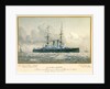 HMS 'London' Named and Launched at Portsmouth, September 21st 1899, by Lady George Hamilton. Rear Admiral Pelham Aldrich, Admiral Superintendent. J.A. Yates, Esq, Chief Constructor by H. Coish