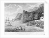 The launch of the 'North West America' at Nookta Sound being the first vessel that was ever built in that part of the globe by Coenraad Metz