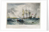 An East Indiaman lying too, for part of her crew by Samuel Owen