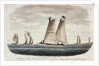 A Virginia pilot-boat with a distant view of Cape Henry at the entrance of the Chesapeake by G. T.