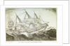 The East Indiaman 'Ganges' foundering in a gale by W.E.