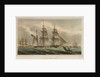 The 'Columbine' coming to an anchor by Henry Moses