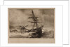 Naufrage du Vaisseau le Superbe dans le port de Paskia, ile de Paros le 15 Decembre 1833 by P. Gilbert