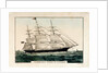 Lithograph entitled, 'Clipper Ship 'Queen of Clippers' 1853 by N Currier by N Currier